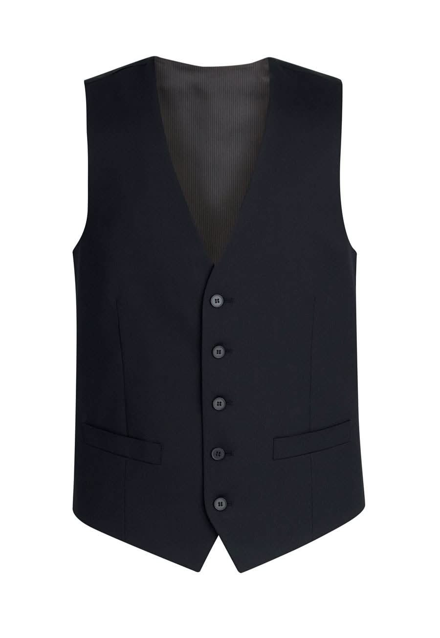 Capital Mens Waistcoat Mens Waistcoat Brook Taverner Black 36"