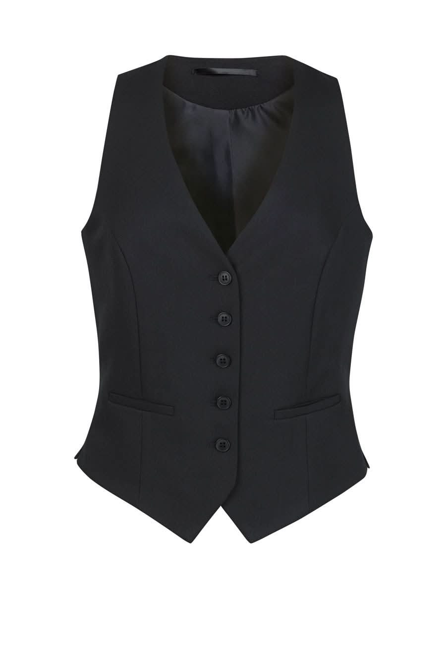 Luna Ladies Waistcoat Ladies Waistcoat Brook Taverner Black XS