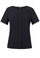 2280 - Verona Plain Crepe de Chine Blouse - The Staff Uniform Company