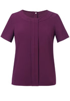 2280 - Verona Plain Crepe de Chine Blouse - The Staff Uniform Company