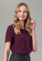 2280 - Verona Plain Crepe de Chine Blouse - The Staff Uniform Company