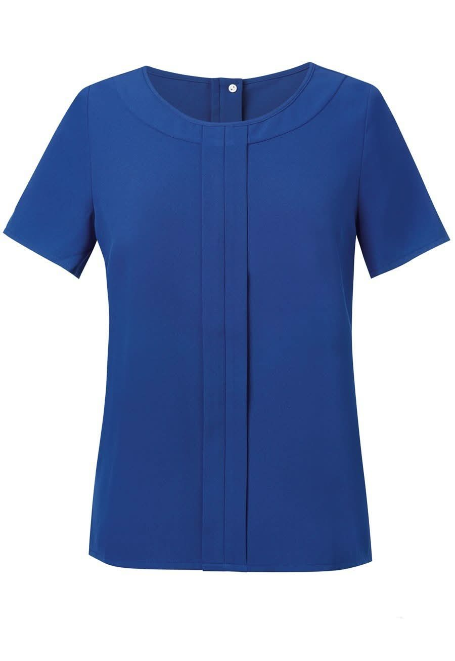 2280 - Verona Plain Crepe de Chine Blouse - The Staff Uniform Company