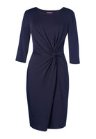 Neptune Ladies Round Neck Suit Dress Dresses Brook Taverner Navy XS