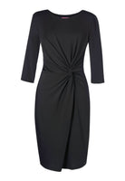 Neptune Ladies Round Neck Suit Dress Dresses Brook Taverner Black XS