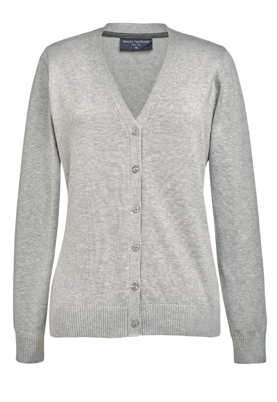 2309 - Augusta V - Neck Cardigan - The Staff Uniform Company