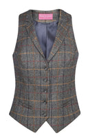 Nashville Ladies Waistcoat Ladies Waistcoat Brook Taverner Grey/Brown XS