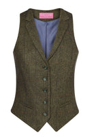 Nashville Ladies Waistcoat Ladies Waistcoat Brook Taverner Green/Blue XS