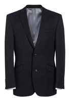 Zeus Tailored Fit Mens Suit Jacket Mens Suit Jacket Brook Taverner Black 34 Regular