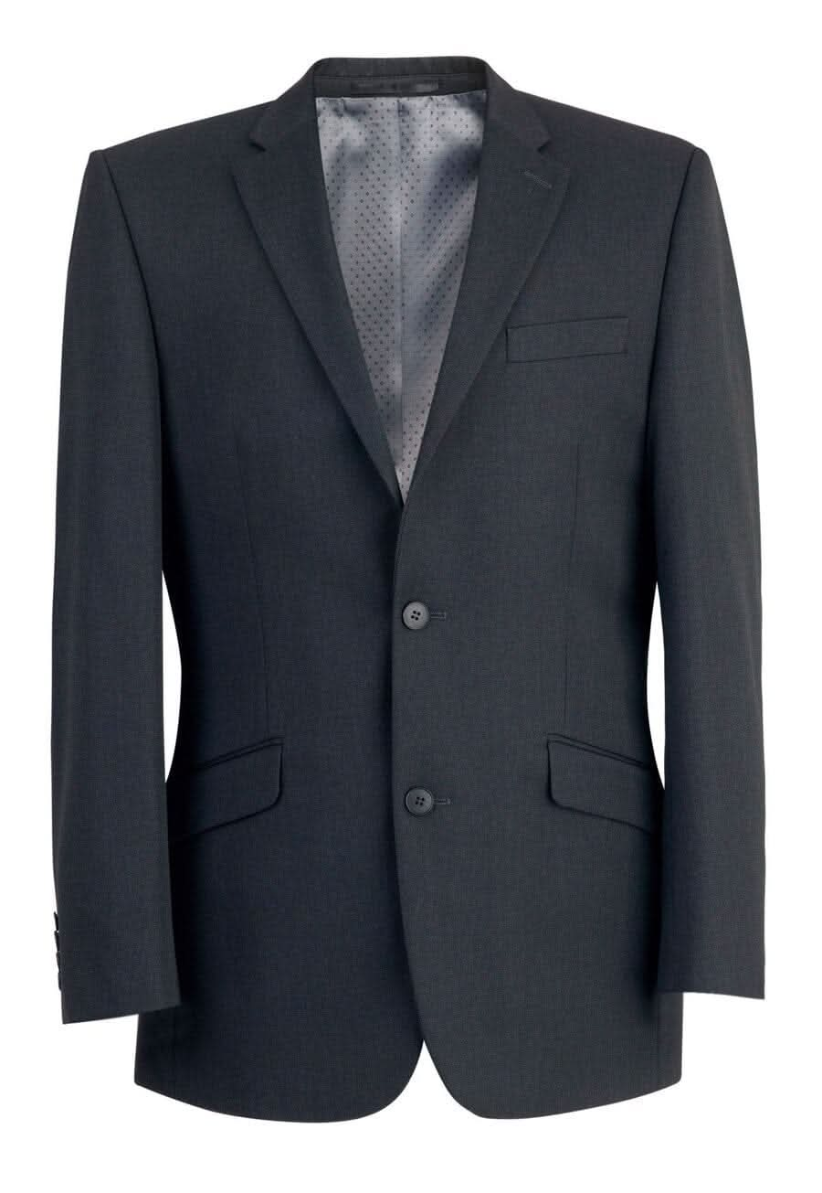 Zeus Tailored Fit Mens Suit Jacket Mens Suit Jacket Brook Taverner Charcoal 34 Regular