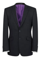 Jupiter Mens Tailored Fit Suit Jacket Mens Suit Jacket Brook Taverner Black 34" Regular