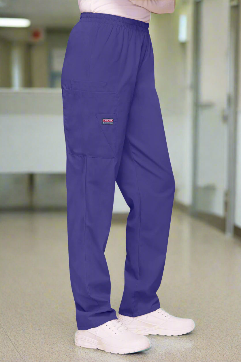 4200: Grape Cherokee Originals Ladies Scrub Trousers Ladies Scrub Trousers Cherokee Originals XXS