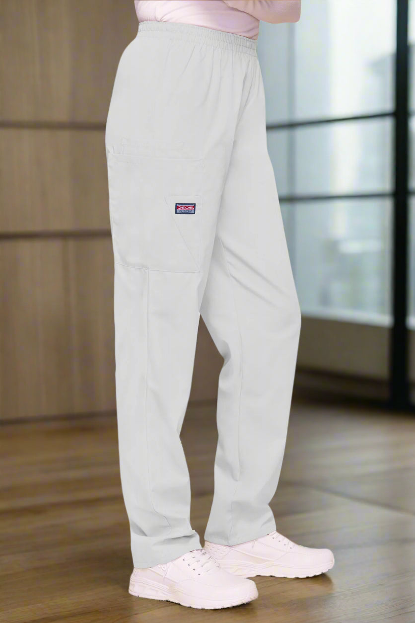 4200: White Cherokee Originals Ladies Scrub Trousers Ladies Scrub Trousers Cherokee Originals XXS