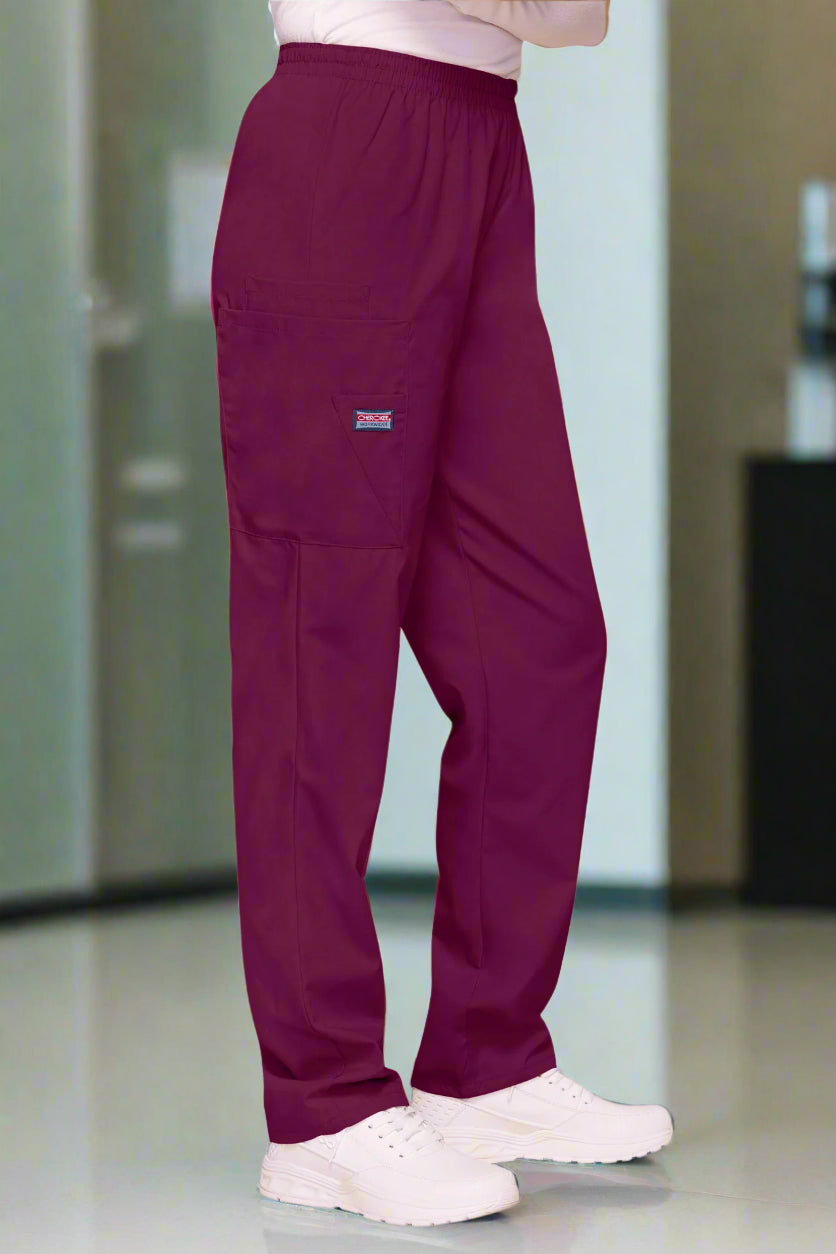 4200: Wine Cherokee Originals Ladies Scrub Trousers Ladies Scrub Trousers Cherokee Originals XXS