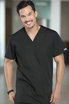 4876: Black Cherokee Unisex Scrub Top Unisex Scrub Top Cherokee Originals XXS