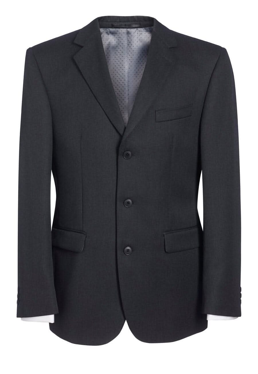 Alpha Classic Fit Mens Suit Jacket Mens Suit Jacket Brook Taverner Charcoal 36 Regular