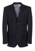 Alpha Classic Fit Mens Suit Jacket Mens Suit Jacket Brook Taverner Black 36 Regular