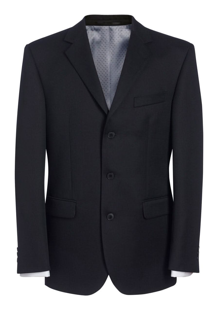 Alpha Classic Fit Mens Suit Jacket Mens Suit Jacket Brook Taverner Black 36 Regular