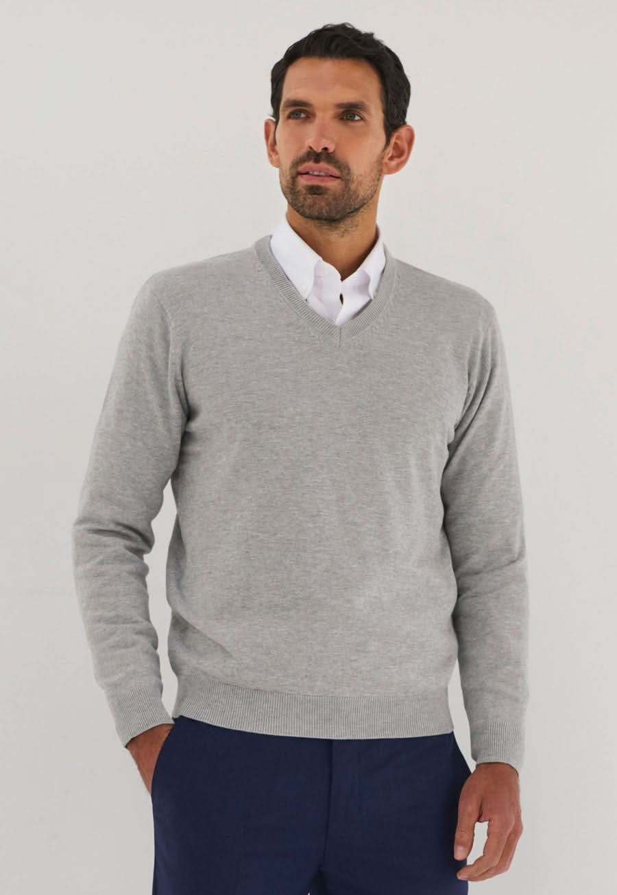 7818 - Boston V - Neck Jumper - The Staff Uniform Company