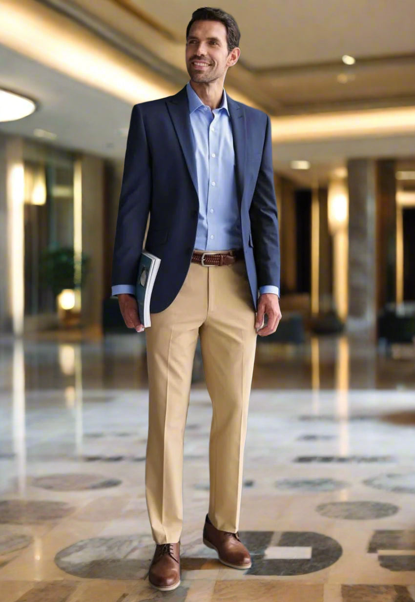 8025 - Oliver Tailored Fit Trouser - The Staff Uniform Company