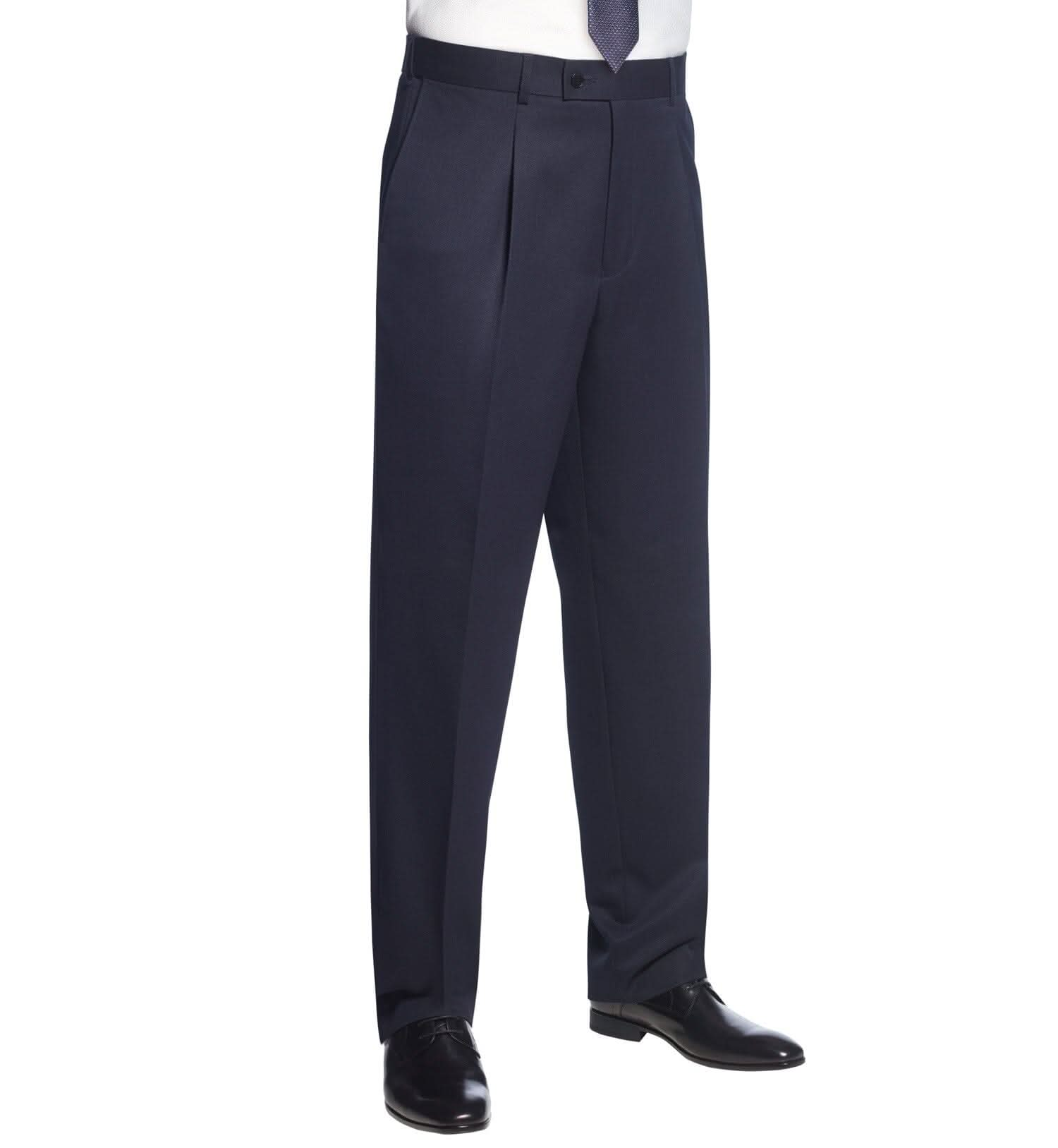 8515 - Delta Single Pleat Trouser - The Staff Uniform Company