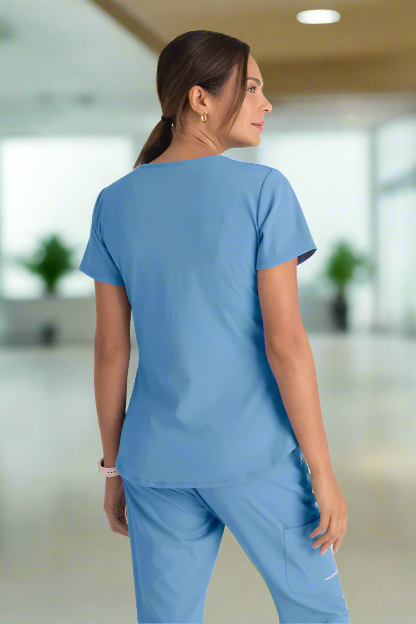 SK101: Ladies Skechers Breeze Ciel Scrub Top Ladies Scrub Top Skechers by Barco