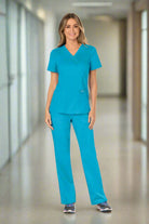 Cherokee Revolution WW610 Mock Wrap Top Ladies Scrub Top Cherokee Revolution