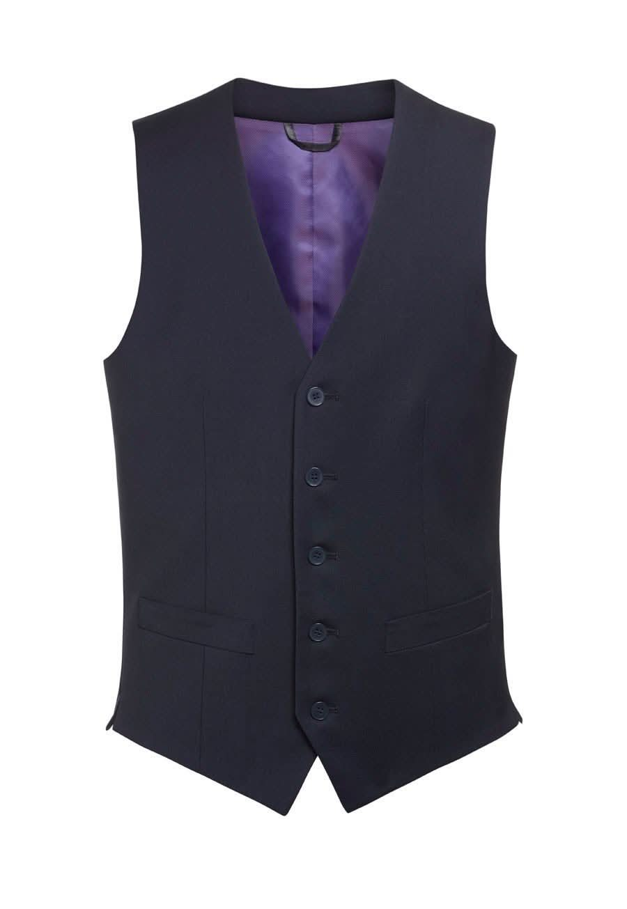 Busso Mens Waistcoat Mens Waistcoat Brook Taverner Navy 36"