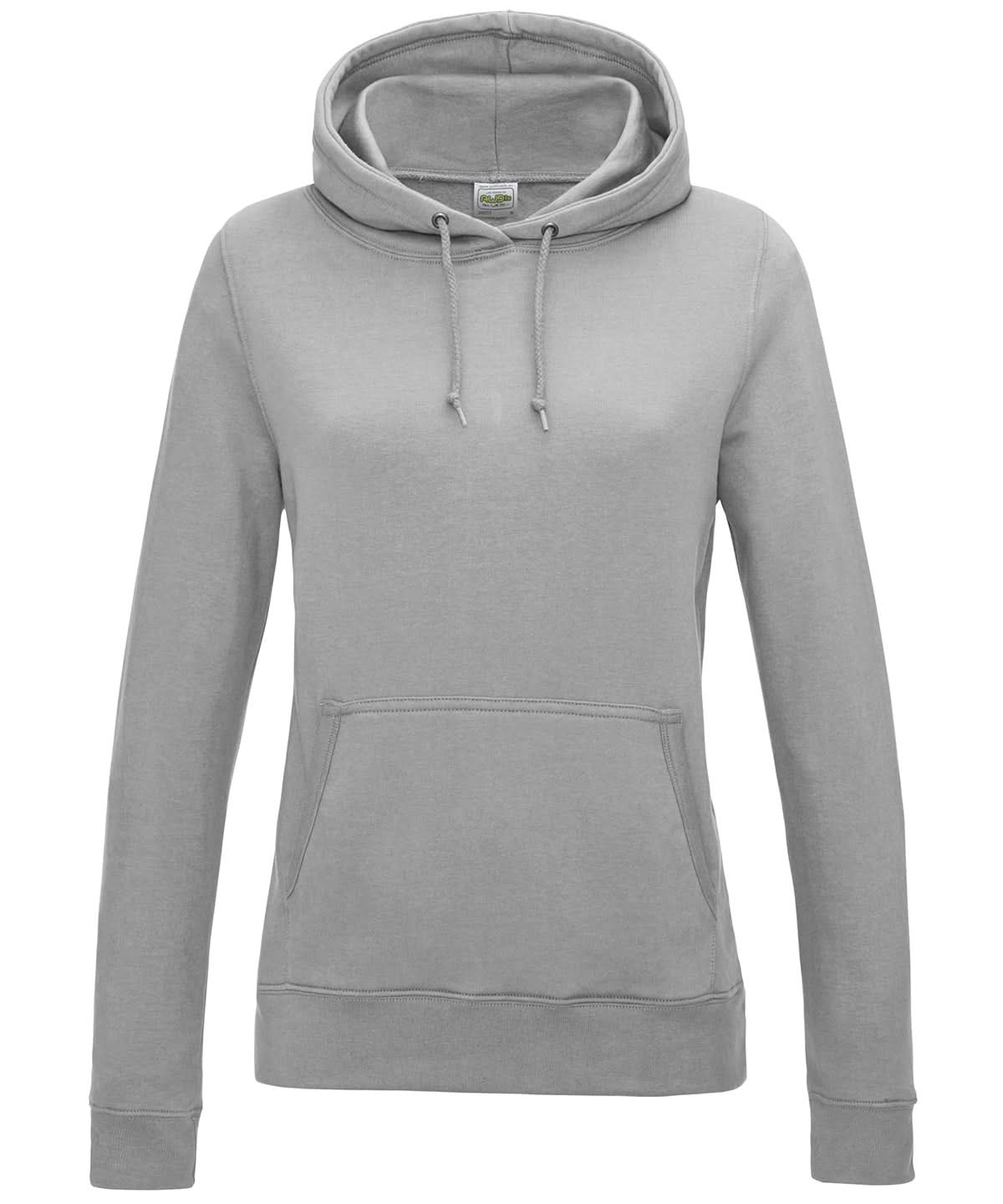 JH01F: Ladies College Style Hoodie Womens Hoodies AWDis Just Hoods Heather Grey XS