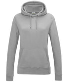 JH01F: Ladies College Style Hoodie Womens Hoodies AWDis Just Hoods Heather Grey XS