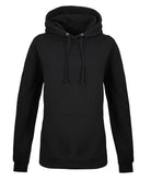 JH01F: Ladies College Style Hoodie Womens Hoodies AWDis Just Hoods Deep Black XS