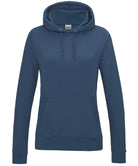 JH01F: Ladies College Style Hoodie Womens Hoodies AWDis Just Hoods Air Force Blue XS