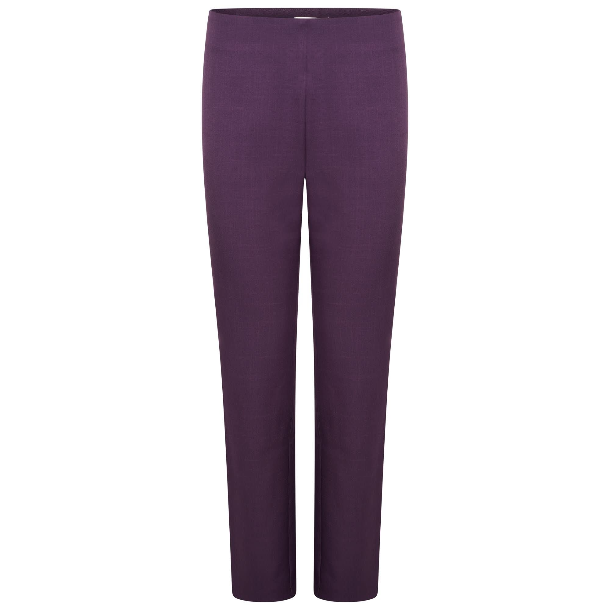 Lili Straight Leg Beauty Trousers Salon & Spa Trousers La Beeby Plum 6