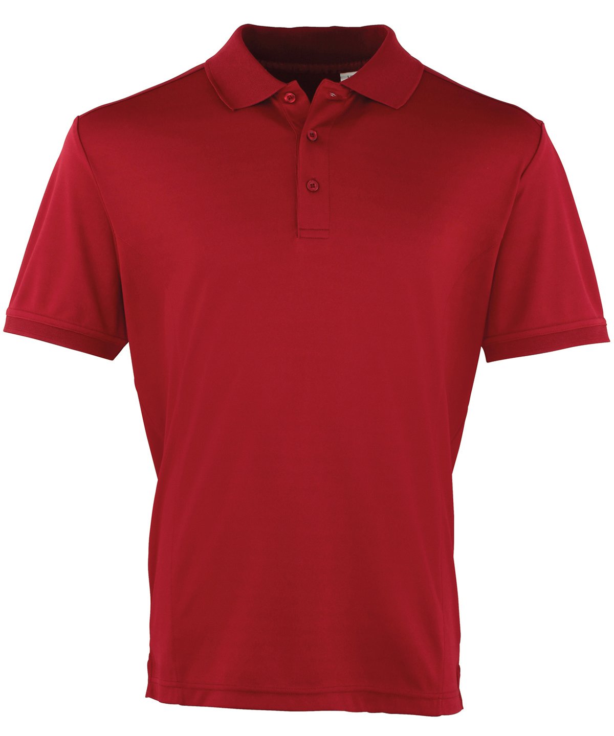 PR615: Mens Pique Polo Shirt Mens Polos Premier Burgundy S