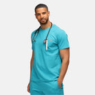 Miles Mens "Simki" Scrub Top Scrubs Behrens