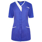 NALT - Asymmetric Tunic - Blues Ladies Healthcare Tunic Behrens Royal/White 6