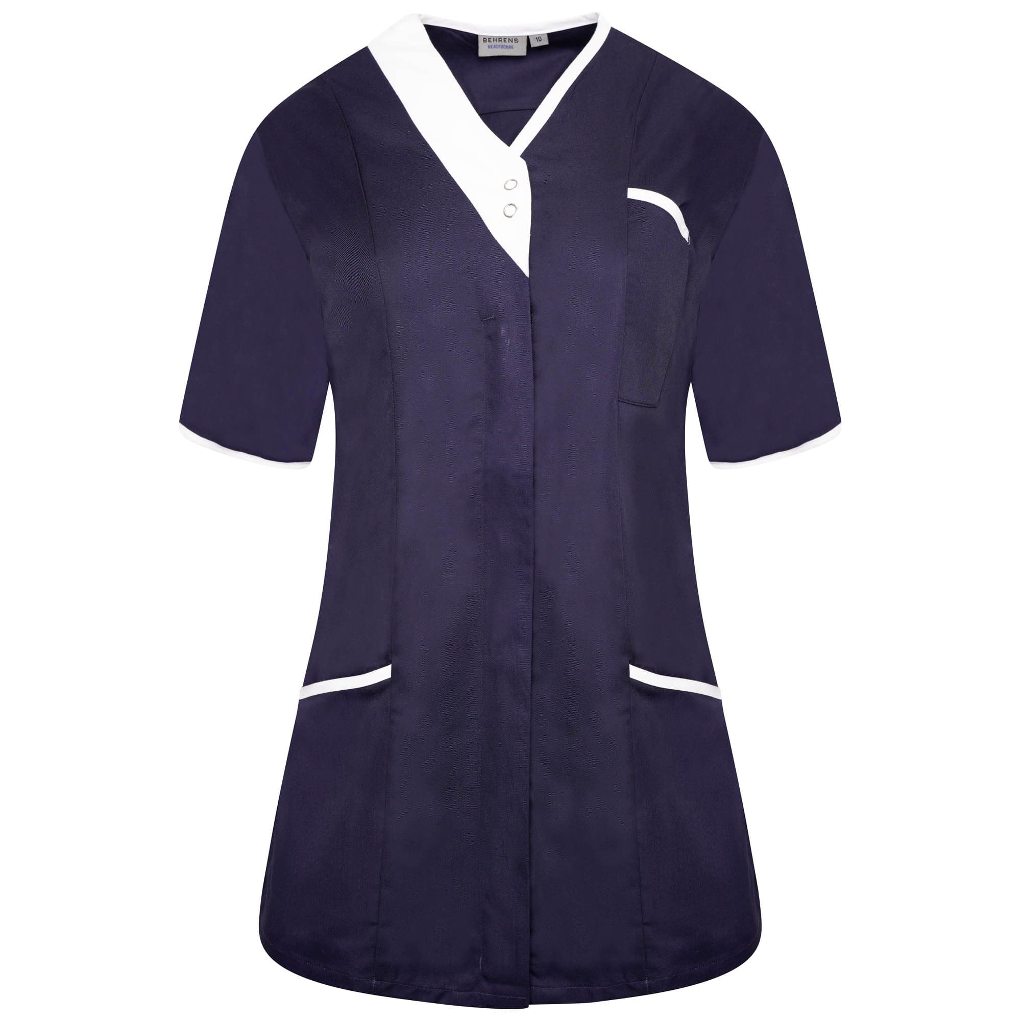 NALT - Asymmetric Tunic - Blues Ladies Healthcare Tunic Behrens