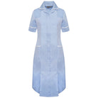 NCLD - Sky Blue Nurse Dress (White Trim) Healthcare Dress Behrens Sky Blue 6 Short