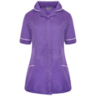 NCLT - Ladies Round Collar Tunic - Purple / Lilac Trim Behrens