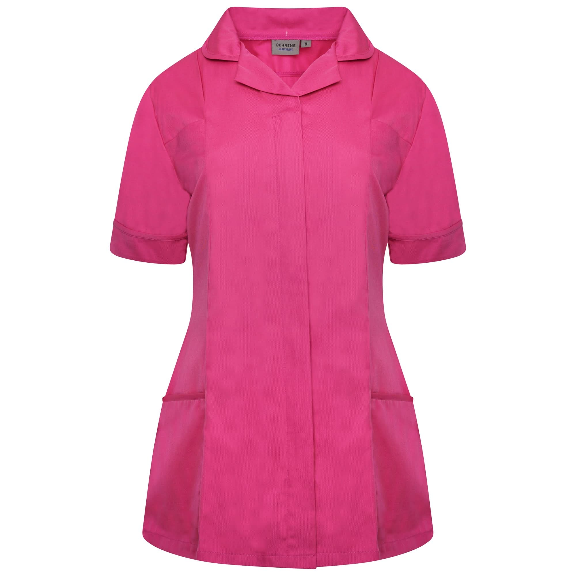 NCLT - Ladies Round Collar Tunic - Bright Pink Behrens 6