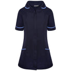 NCLT - Ladies Round Collar Tunic - Navy / Hospital Blue Trim Behrens