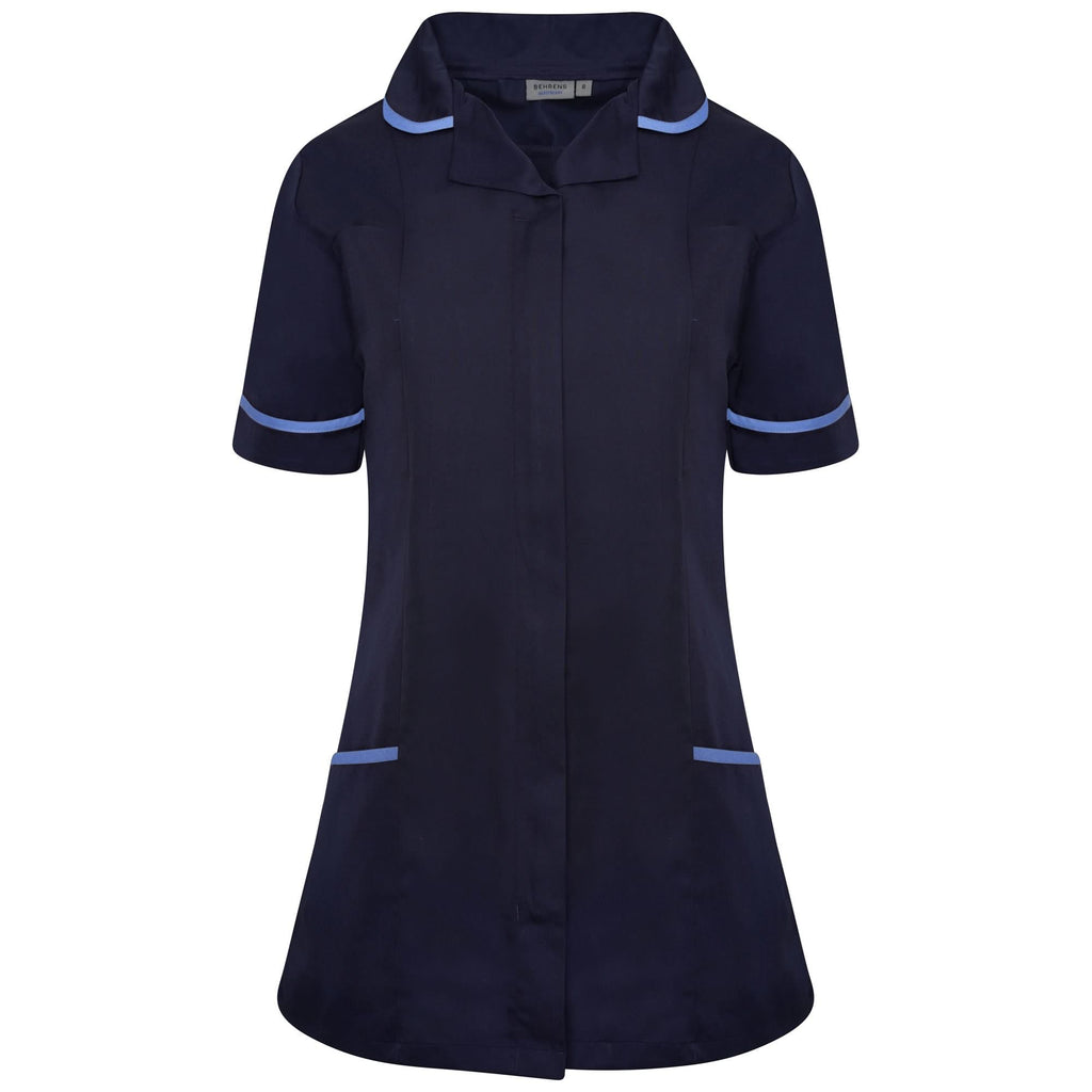 NCLT - Round Collar Tunic (Navy) - The Staff Uniform Company