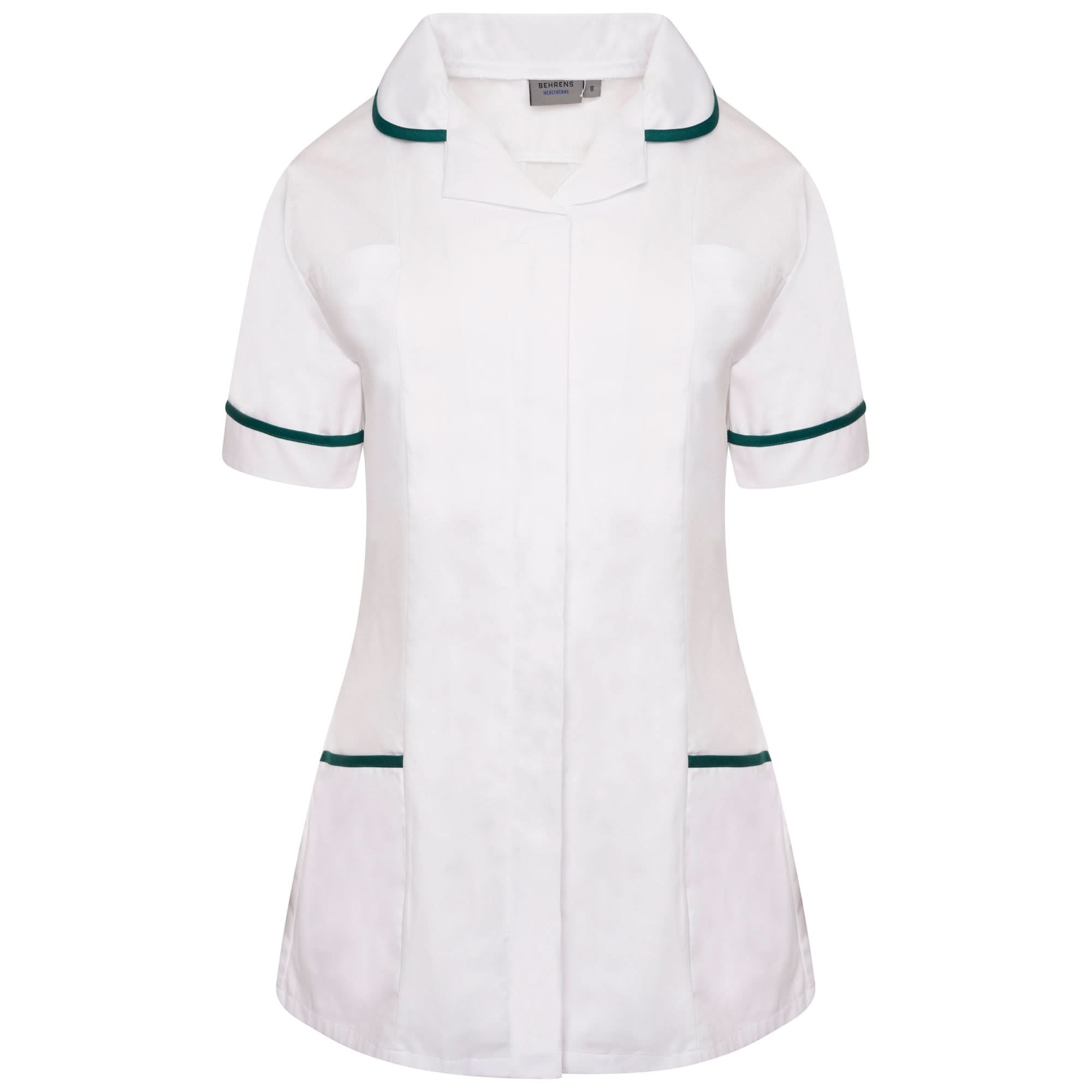 NCLT - Round Collar Tunic (Whites) - The Staff Uniform Company