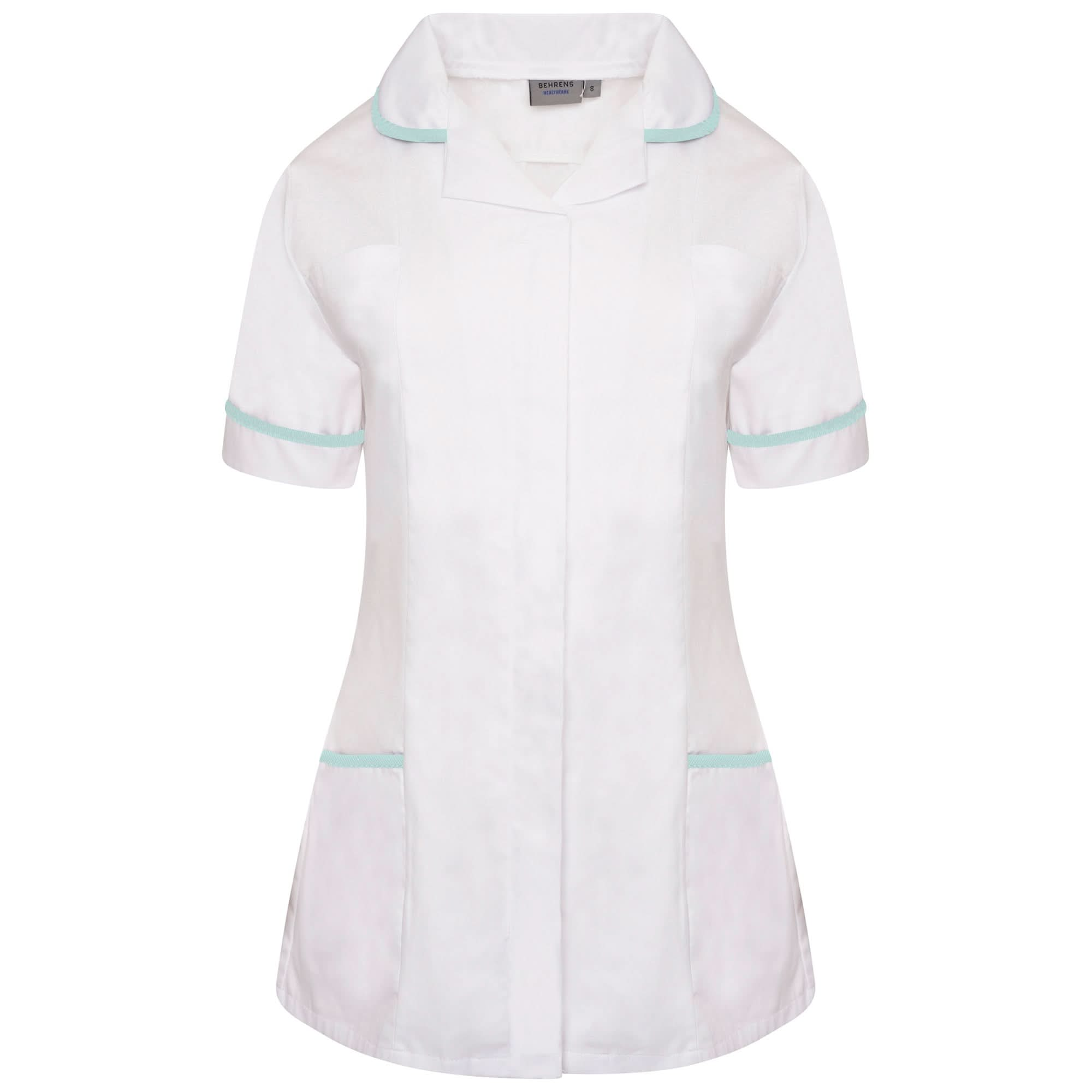 NCLT - Round Collar Tunic (Whites) - The Staff Uniform Company