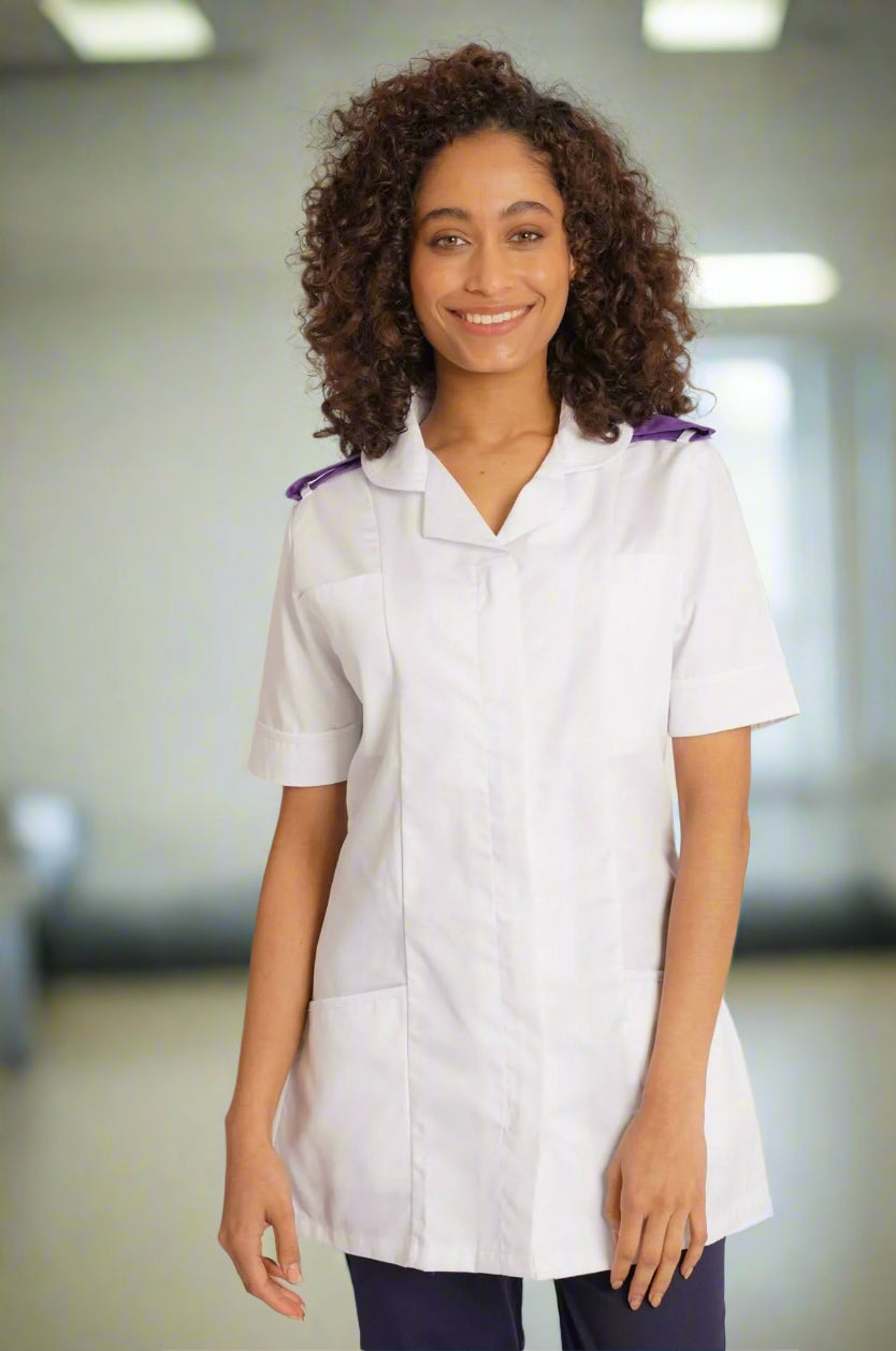 NCLTPSE - Ladies Tunic with Epaulette Loops - The Staff Uniform Company