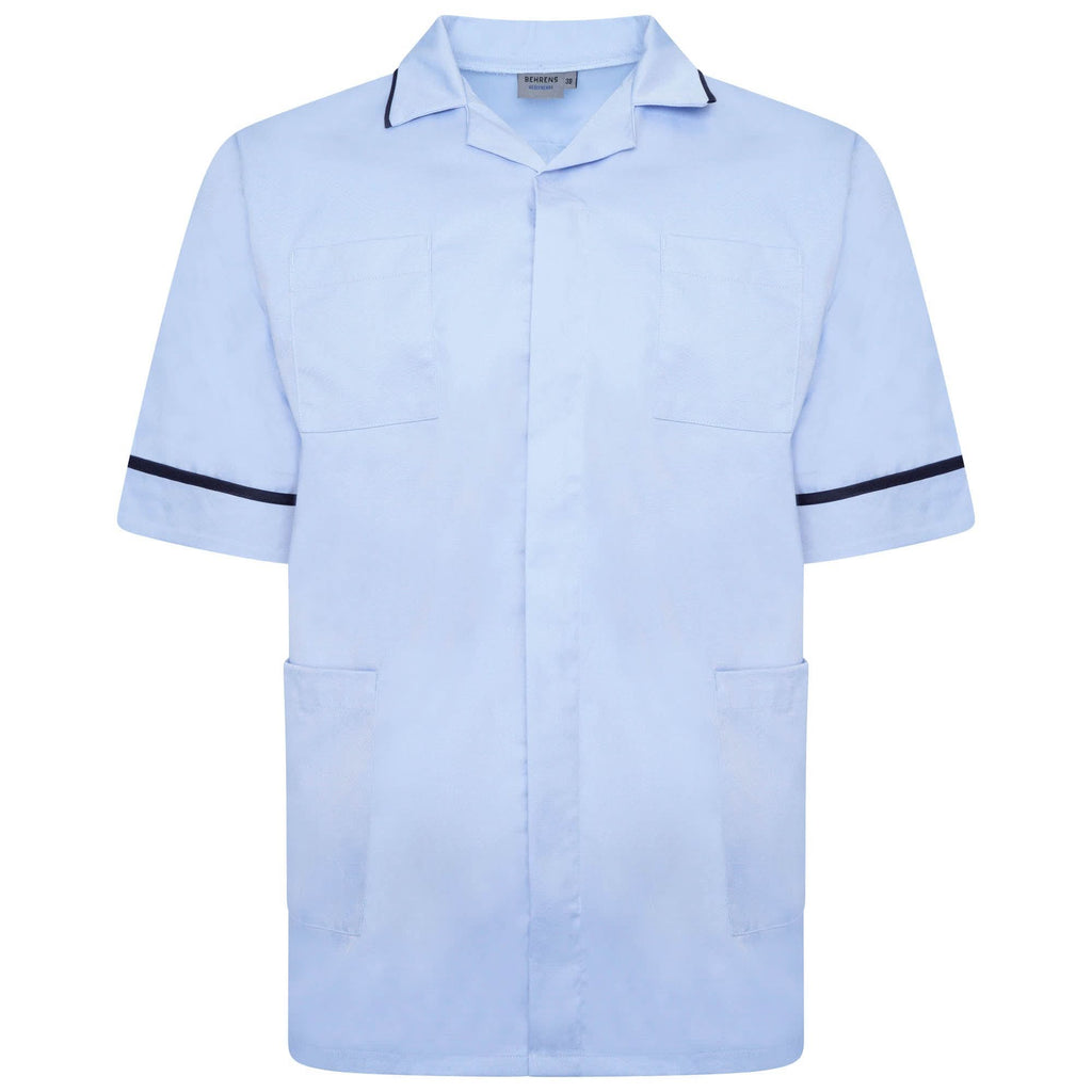 NCMT - Mens Classic Healthcare Tunic (Blues) - The Staff Uniform Company