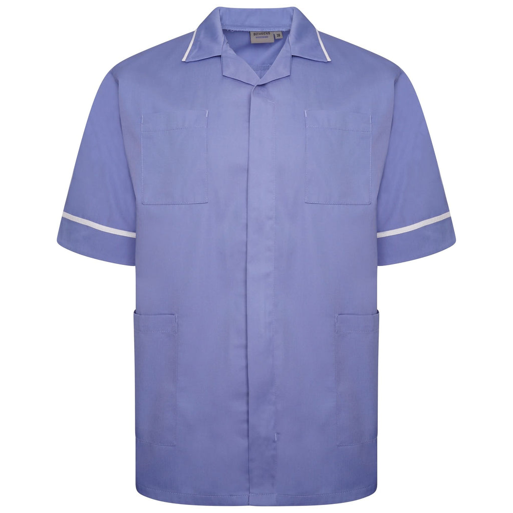 NCMT - Mens Classic Healthcare Tunic (Blues) - The Staff Uniform Company