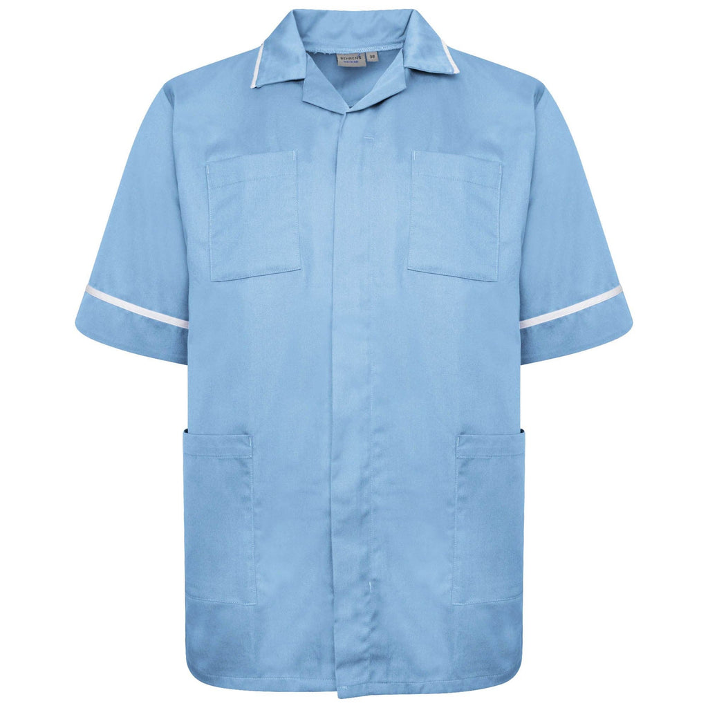 NCMT - Mens Classic Healthcare Tunic (Blues) - The Staff Uniform Company