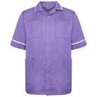 NCMT - Mens Lilac/White Behrens Healthcare Tunic Mens Healthcare Tunic Behrens 32"