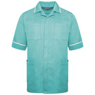 NCMT - Mens Classic Healthcare Tunic (Greens) Eau de Nil/White Mens Healthcare Tunic Behrens 32"