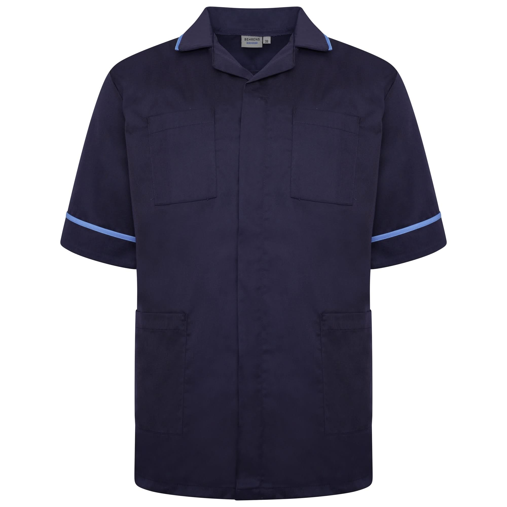 NCMT - Mens Classic Healthcare Tunic (Navys) - The Staff Uniform Company